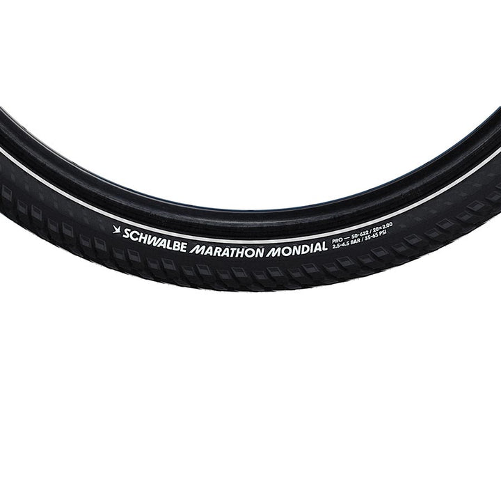 Schwalbe Marathon Mondial Hybrid Tire 700x50C Folding Clincher Addix V-Guard 67TPI Black