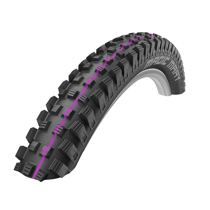 Schwalbe Magic Mary Addix Mountain Tire 27.5x2.60 Folding Tubeless Ready Addix Ultra Soft Super Downhill TL Easy Black