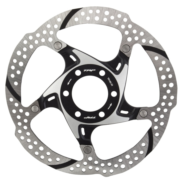 TRP-33 Disc Brake Rotor - 160mm 6-Bolt 1.8mm Silver/Black