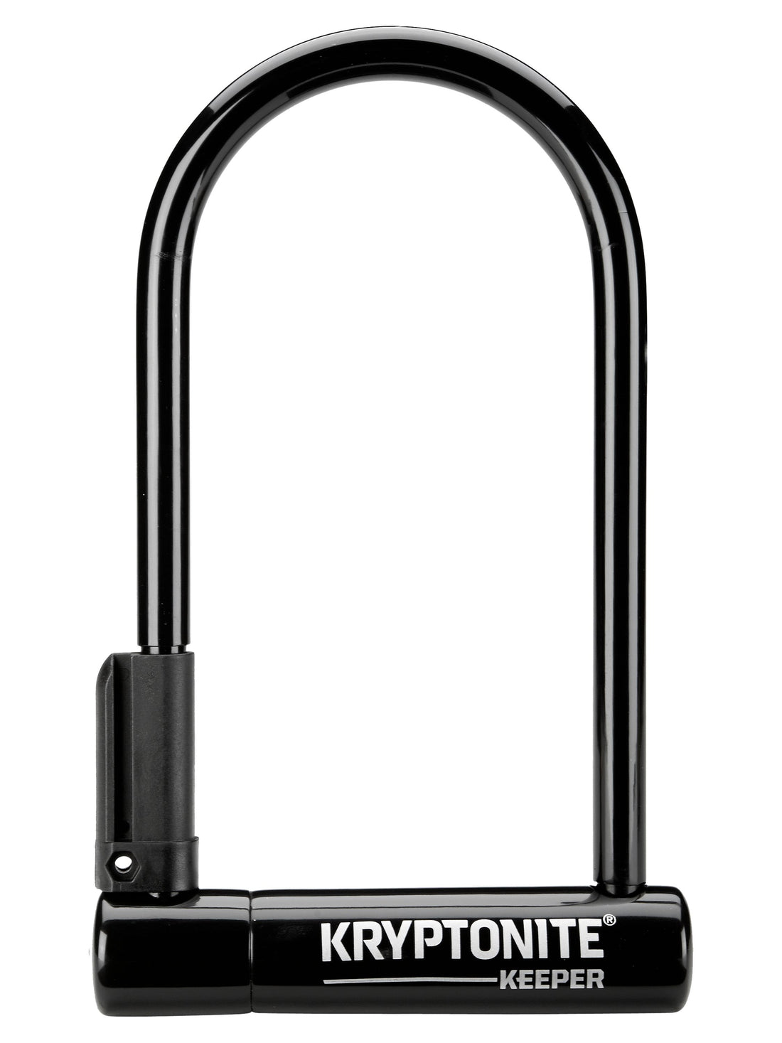 Kryptonite Keeper U-Lock - 4 x 8" Keyed Black Includes bracket