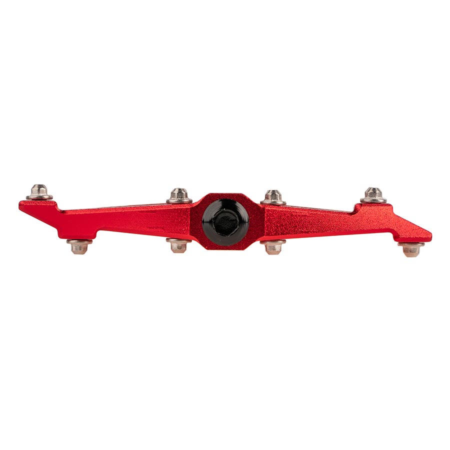 RCG Trailhead Platform Pedals Body: Alloy Spindle: Cr-Mo 9/16 Red Set