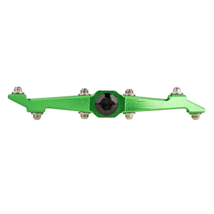 RCG Trailhead Platform Pedals Body: Alloy Spindle: Cr-Mo 9/16 Green Set
