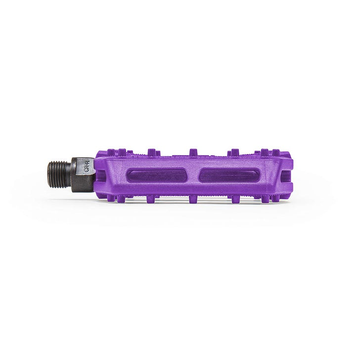 Eclat Slash Platform Pedals Body: Nylon Spindle: Cr-Mo 9/16 Purple Pair
