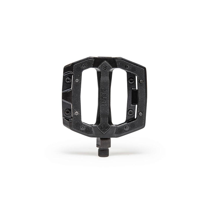 Eclat Slash Alloy Platform Pedals Body: Aluminum Spindle: Cr-Mo 9/16 Black Pair
