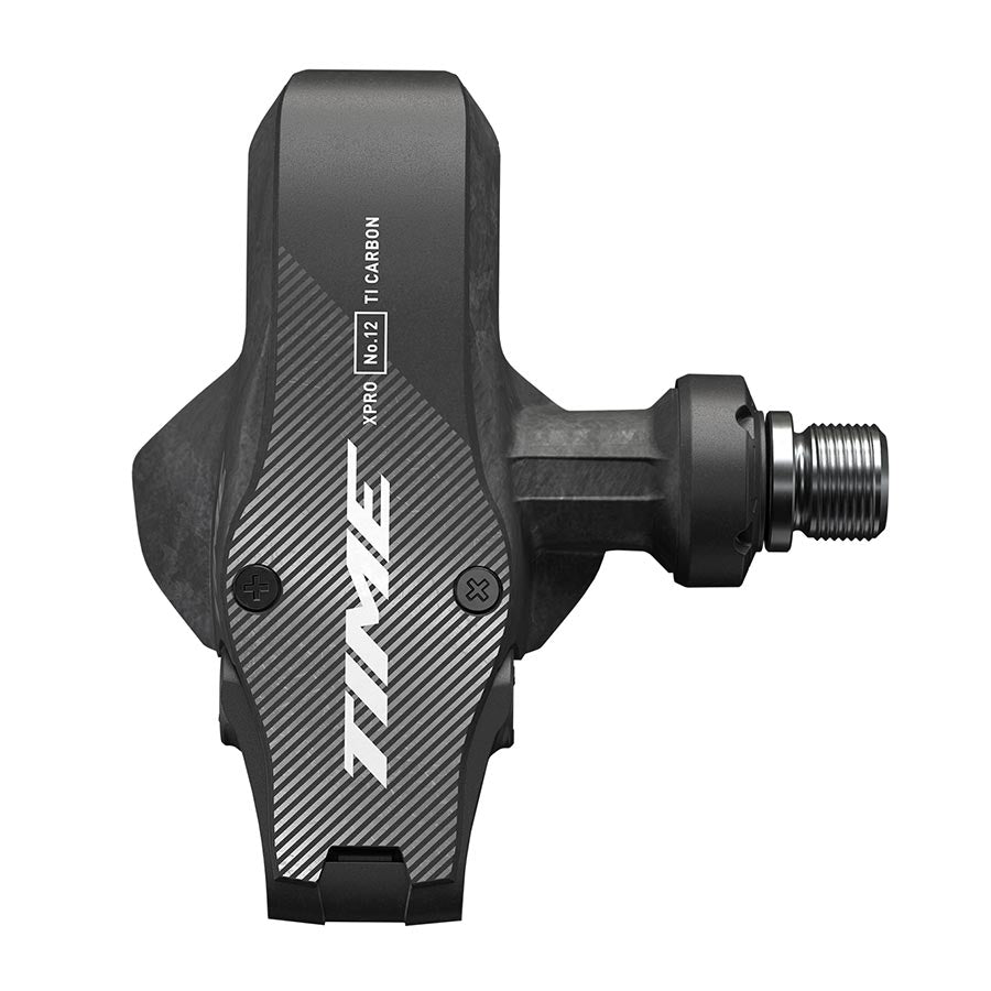 Time XPRO 12 Pedals - Single Sided Clipless Carbon 9/16" Ti/Carbon/Silver QF 53 B1