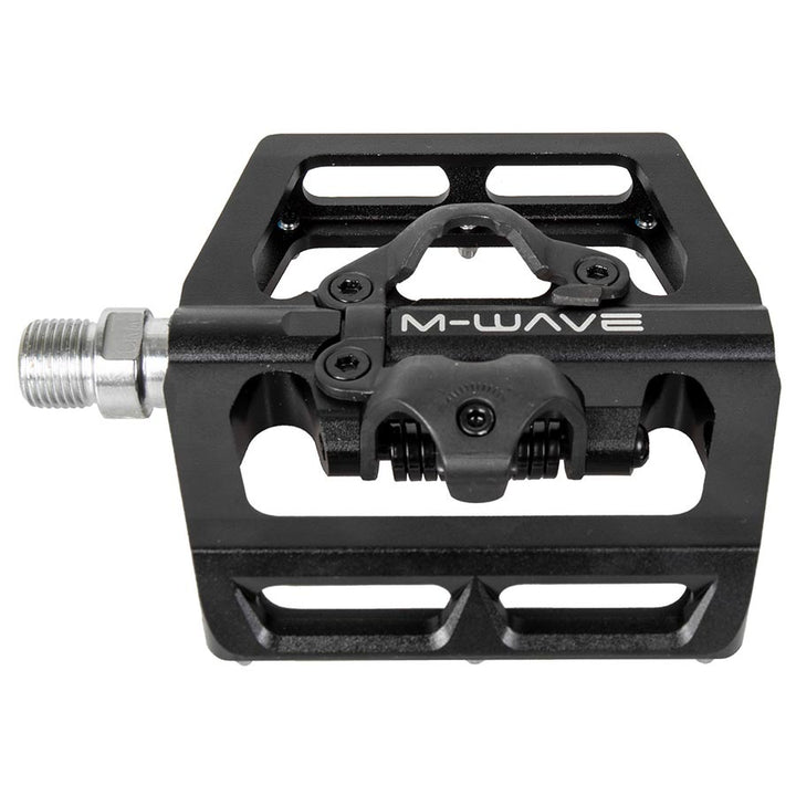 M-Wave Freedom clipless Dual Sided Pedals Body: Aluminum Spindle: Cr-Mo 9/16 Black Pair