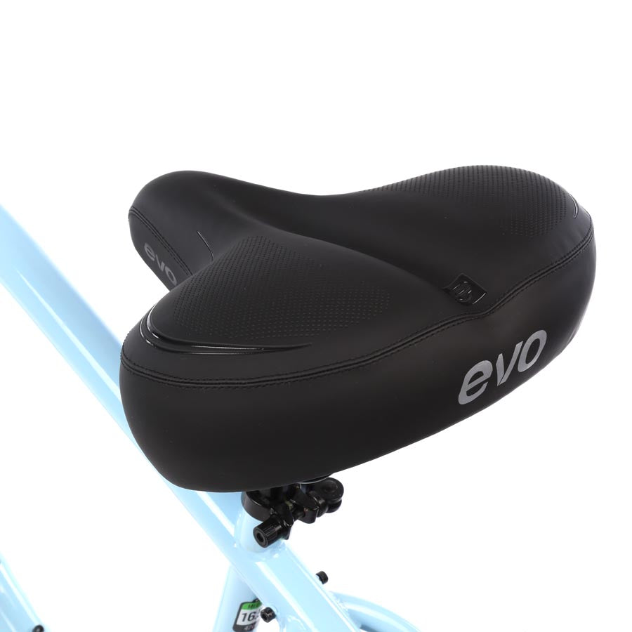 Evo Cruiser Saddle 260 x 218mm Unisex Black