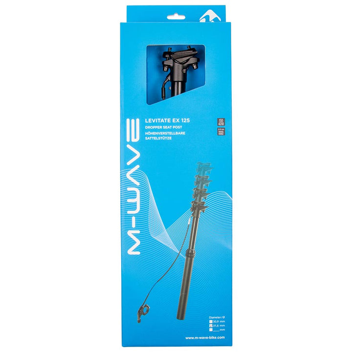 M-Wave Levitate EX 125 Dropper Seatpost 30.9mm 475mm Travel: 125mm Remote: Right hand