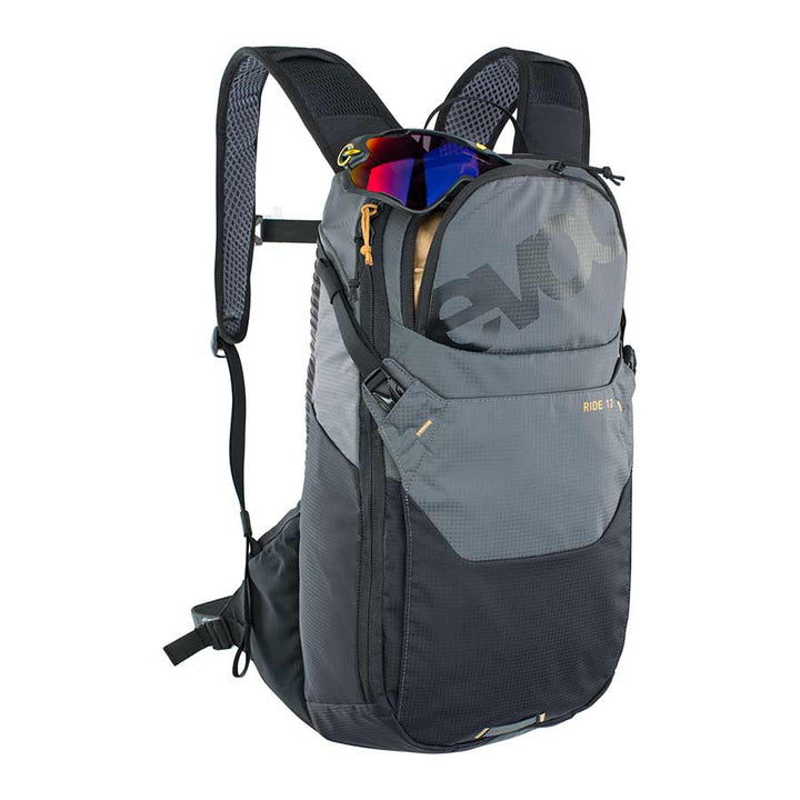 EVOC Ride 12 Hydration Bag Volume: 12L Bladder: Not included Carbon/Grey
