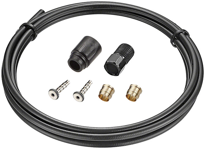 Tektro #50 Hydraulic Brake Hose Kit - With Connecting Bolt Unit 5.5mm x 2500mm For Auriga Twin+ Auriga+