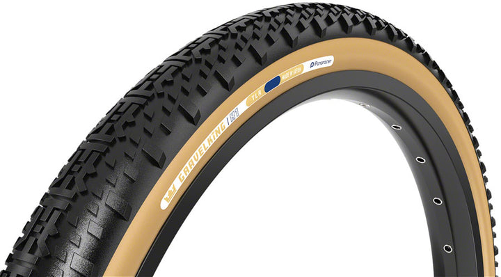 Panaracer GravelKing X1 Tire - 700 x 35 Tubeless Folding Black/Brown