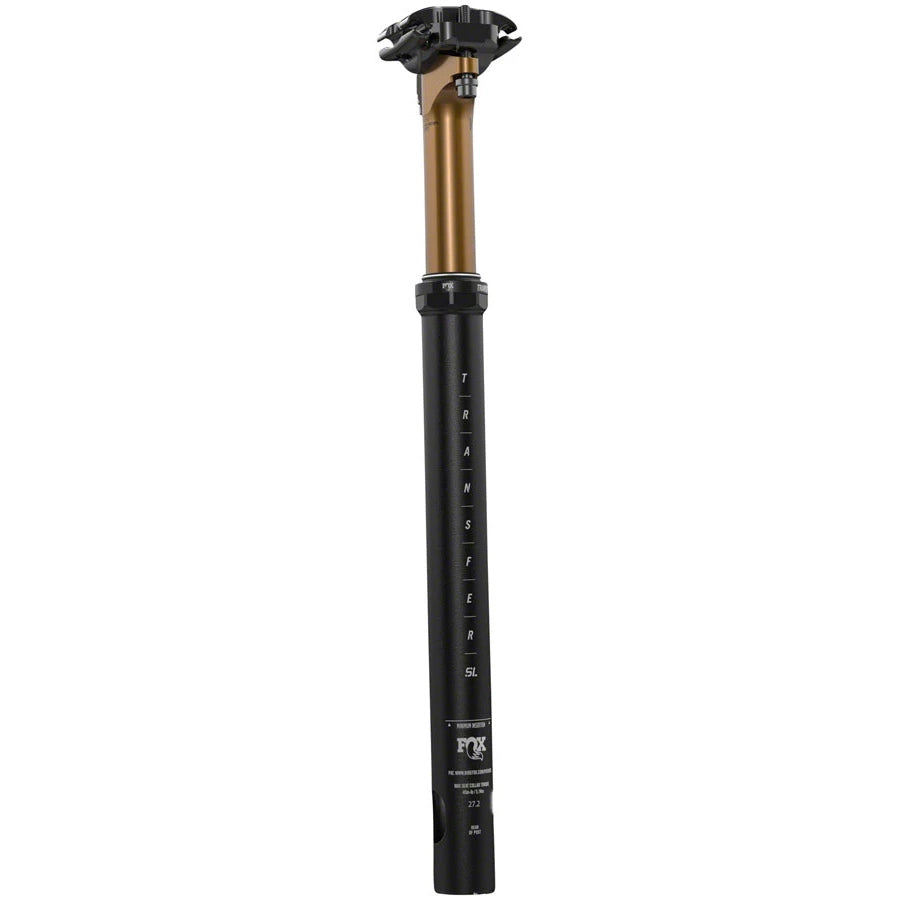 FOX Transfer SL Factory Dropper Seatpost - 30.9mm 100mm Internal Routing Kashima Coat Upper