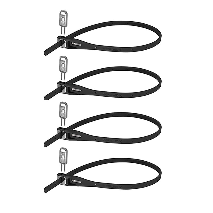 Hiplok Z Lok 4 Count Zip Key Lock Black