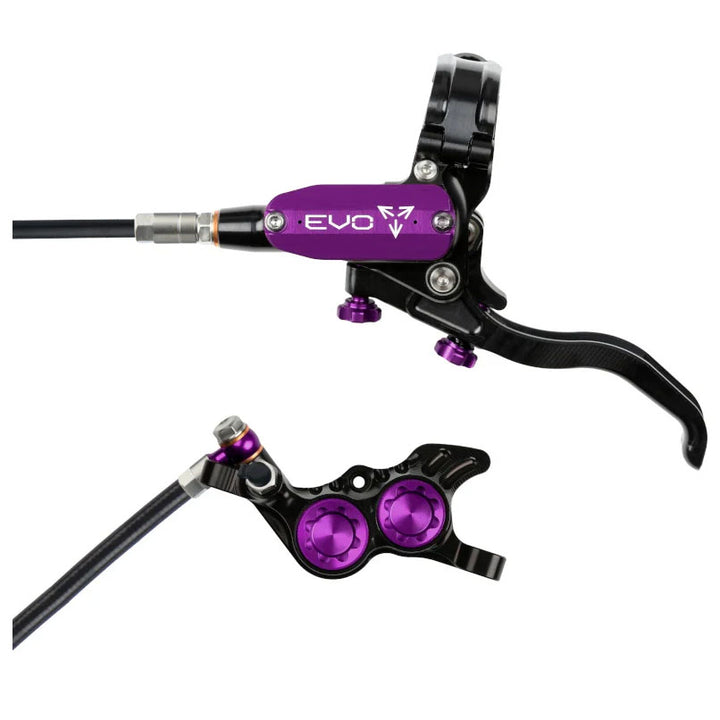 Hope Tech 4 Evo GR4 Disc Brake Left/Front 74mm Blk/Prp