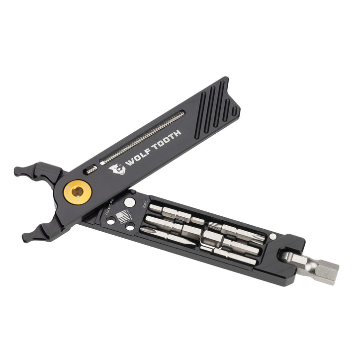 Wolf Tooth Components 8-Bit Pack Pliers Black/Gold