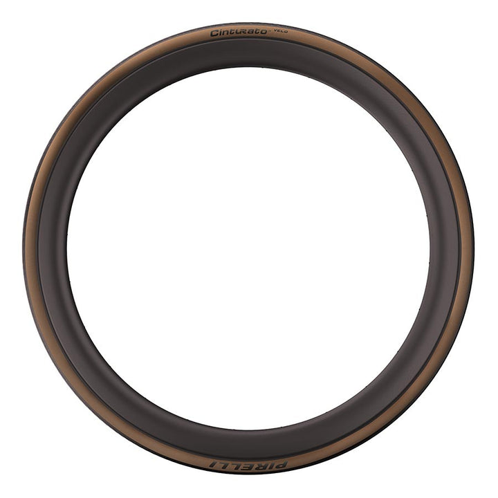 Pirelli Cinturato Velo TLR Tire - 700 x 28 Tubeless Folding Classic Tan
