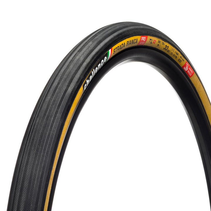 Challenge Tire Strada Bianca Pro TLR Tire 700 x 33 Black/Tan