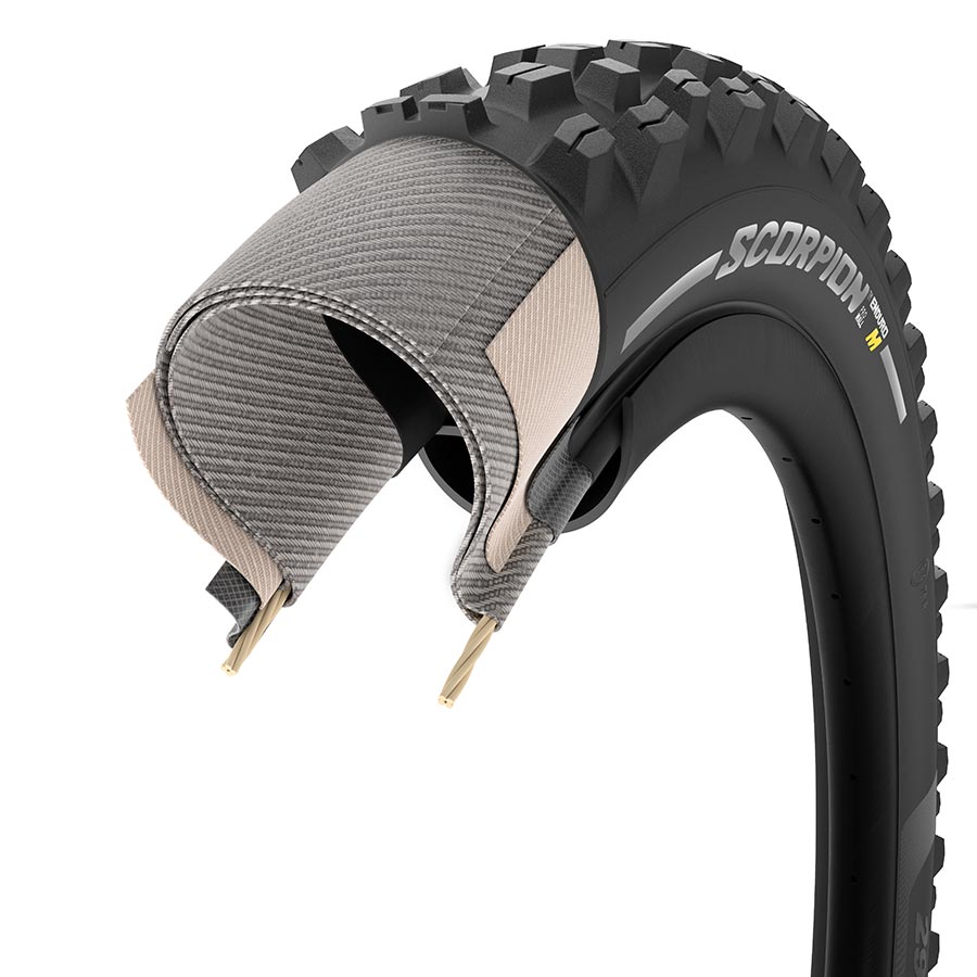 Pirelli Scorpion™ Enduro M Mountain Tire 29x2.40 Folding Tubeless Ready SmartGRIP Gravity ProWALL 60TPI Black