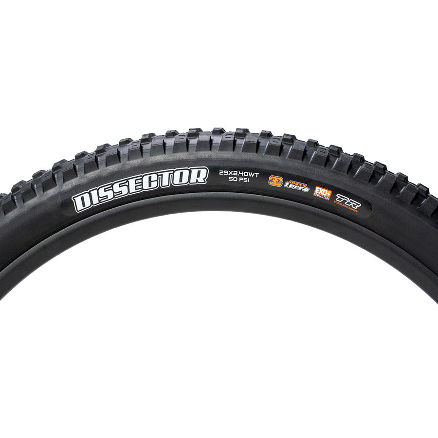 Maxxis Dissector II Tire - 29 x 2.4 Tubeless Folding BLK 3C Maxx Grip EXO+ Wide Trail