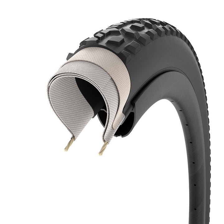 Pirelli Cinturato Gravel M Tire - 700 x 40 Tubeless Folding BLK SpeedGrip TechWALL Gravel Performance