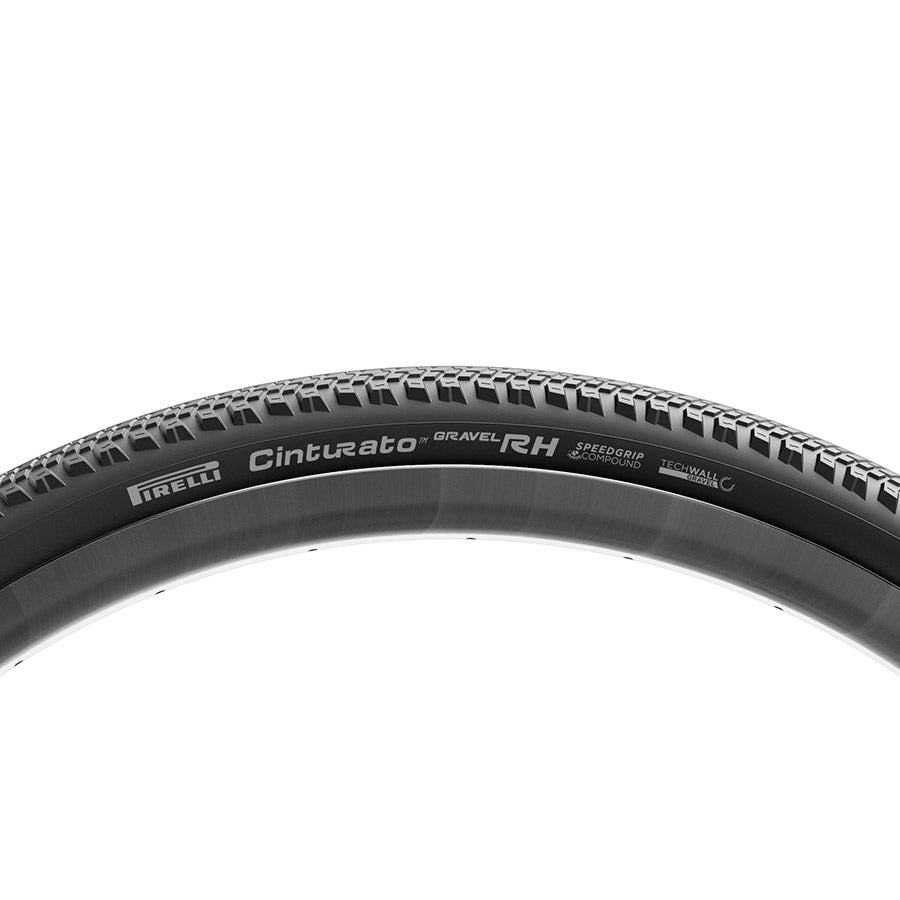 Pirelli Cinturato Gravel RH Tire - 700 x 40 Tubeless Folding BLK SpeedGrip TechWALL Gravel Performance