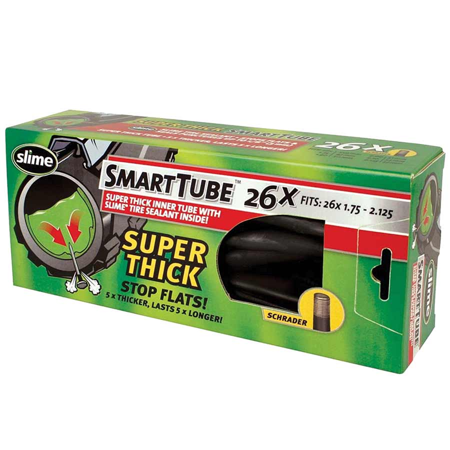 Slime Superthick Inner tube 26x1.75/2.125 Schrader Pre-filled with Slime