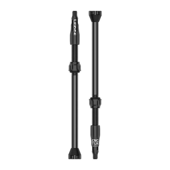 Lezyne CNC TLR Tubeless Valve 80mm Black Pair