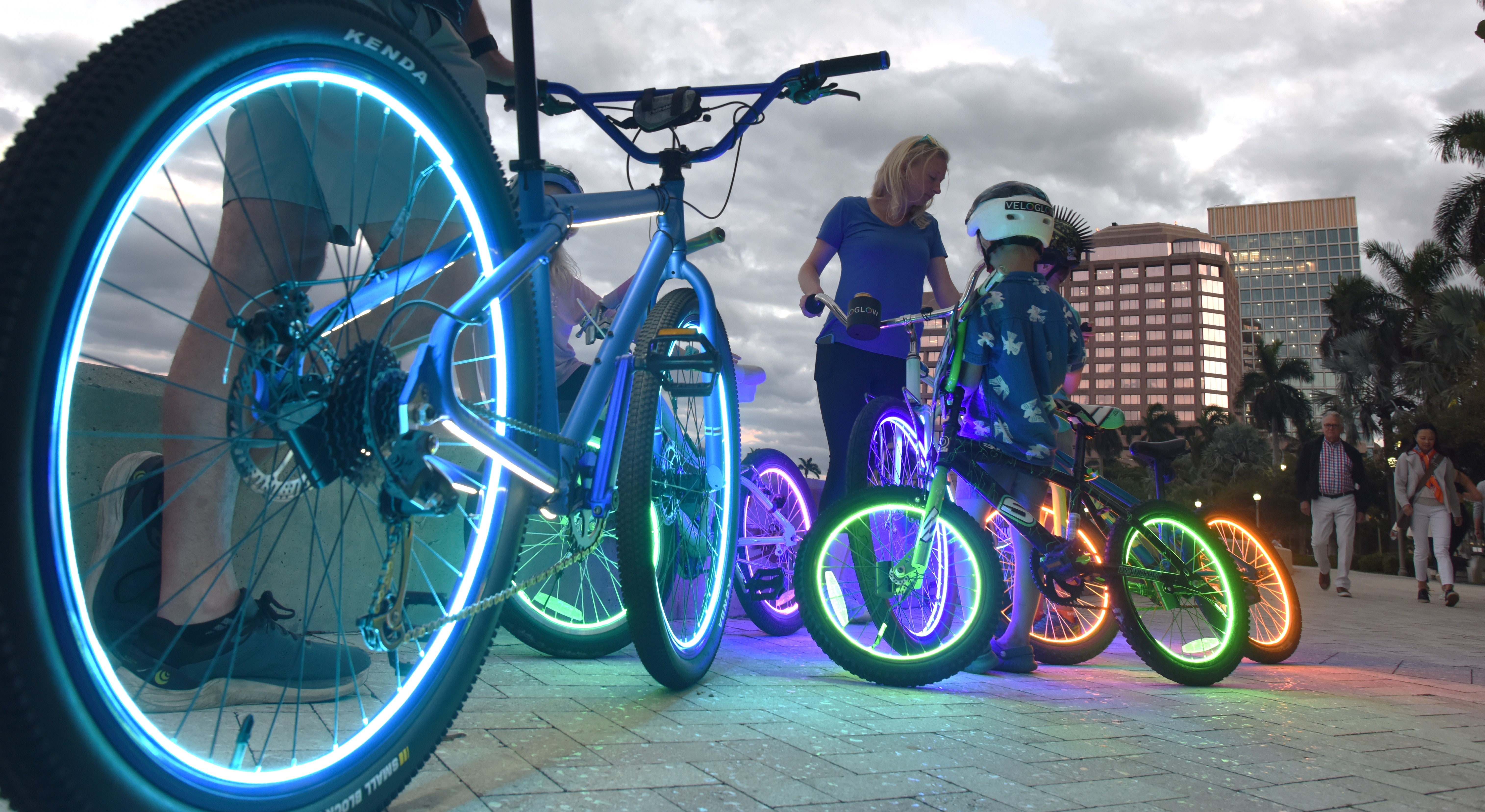 Multi Colored Bicycle Wheel Lights