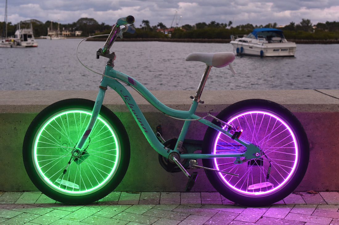 Multi Colored Bicycle Wheel Lights