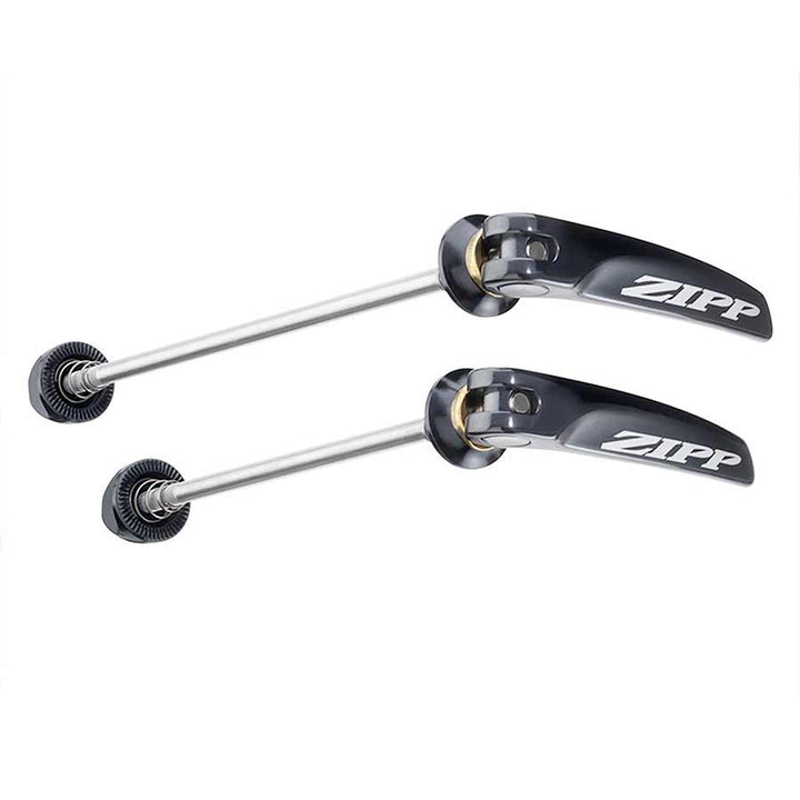 Zipp Tangente Quick Release Skewer Set - 100mm/130mm Stainless Steel BLK With Silver Logo