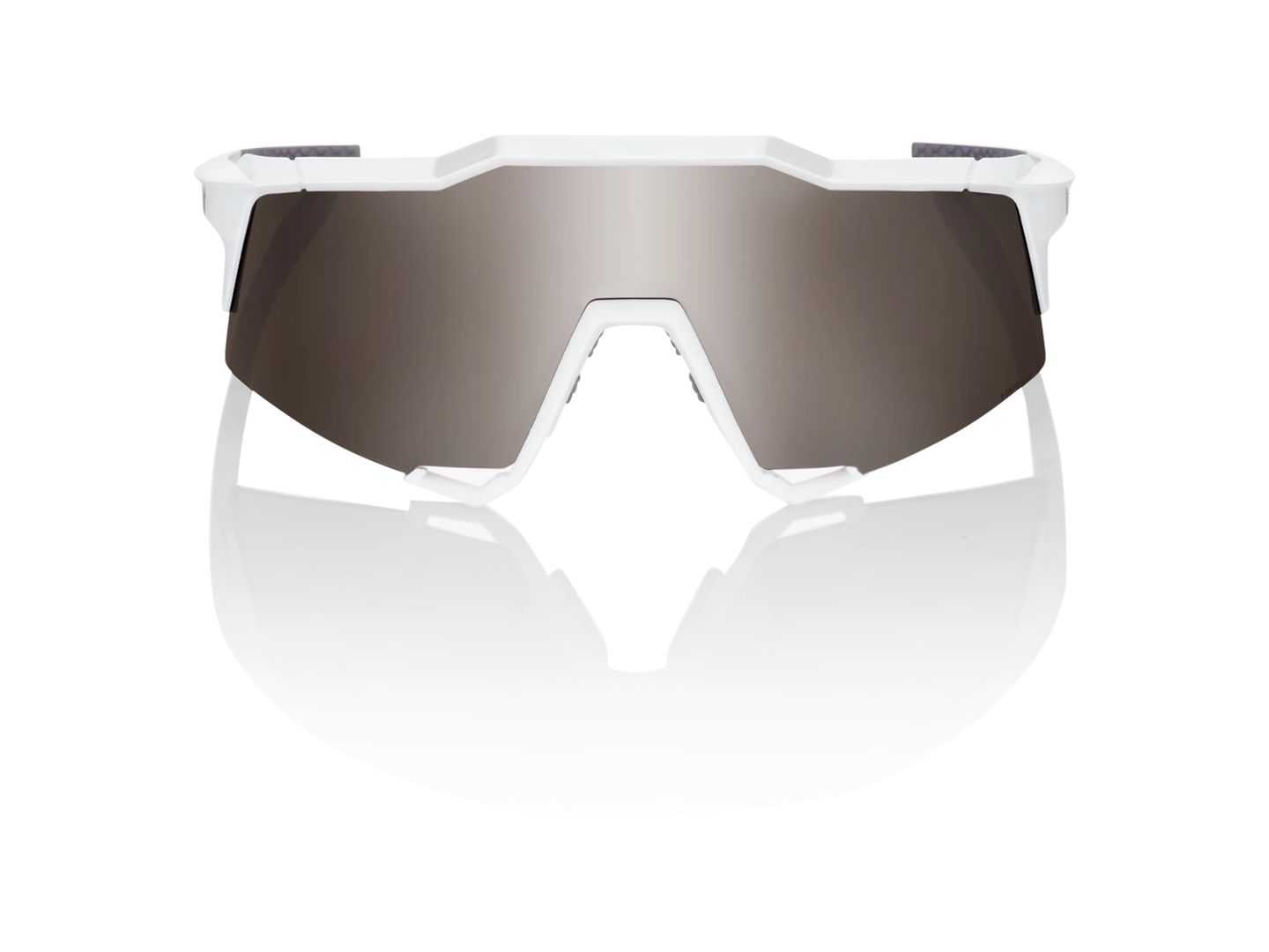 Eyewear 100% Speedcraft Sunglasses HiPER Silver/White