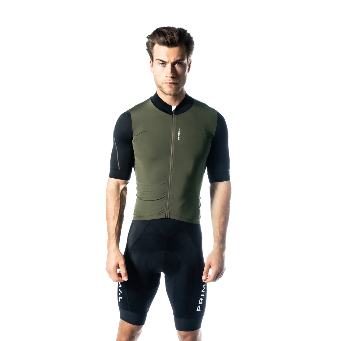 Alitios Men's Army Green/Black Vertos Jersey
