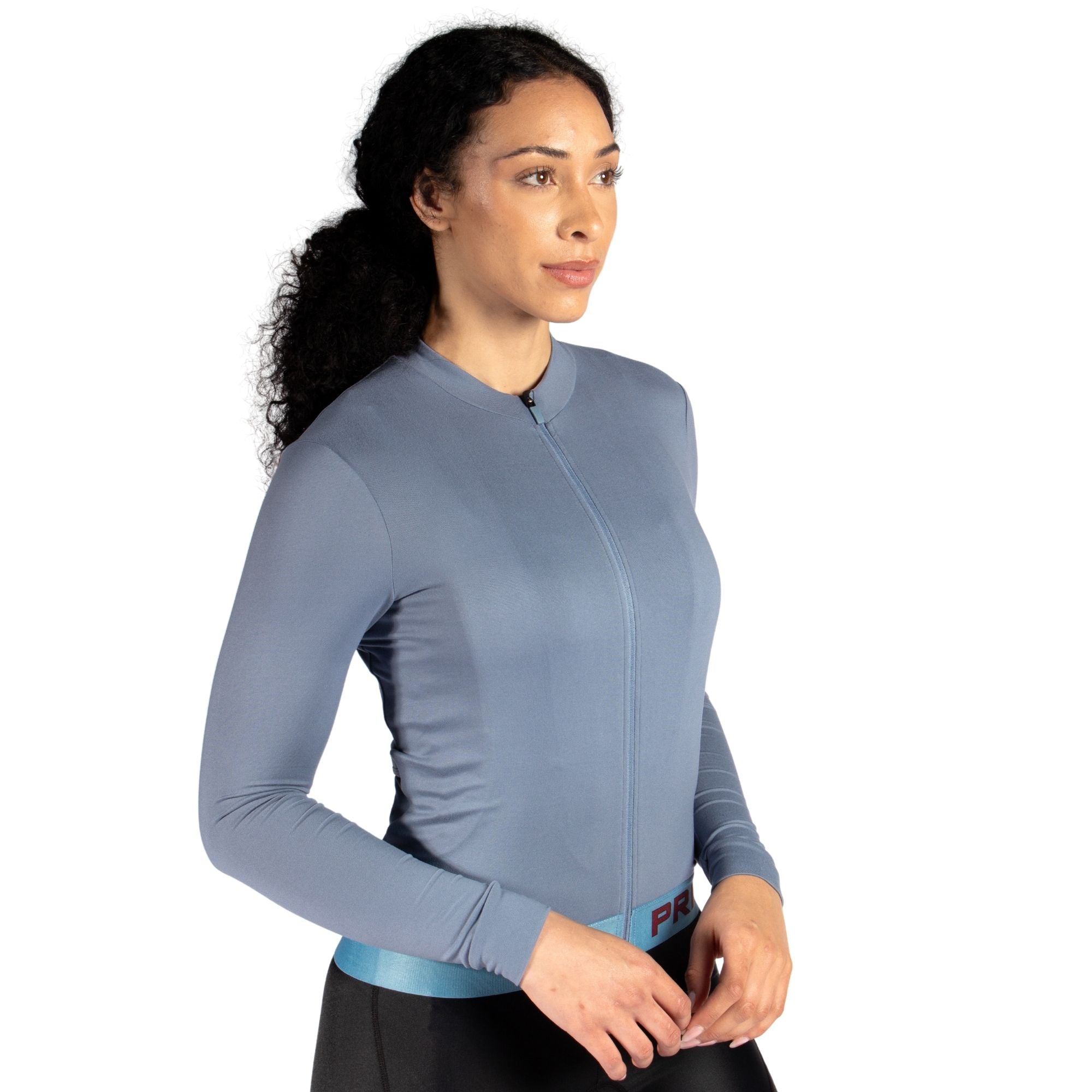 Alitios Women's Blue Long Sleeve Vertos Jersey