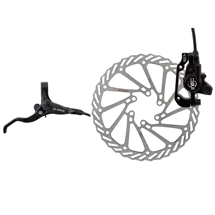 Clarks Clout-1 Hydraulic Rear Disc Brake74+51 adapter160