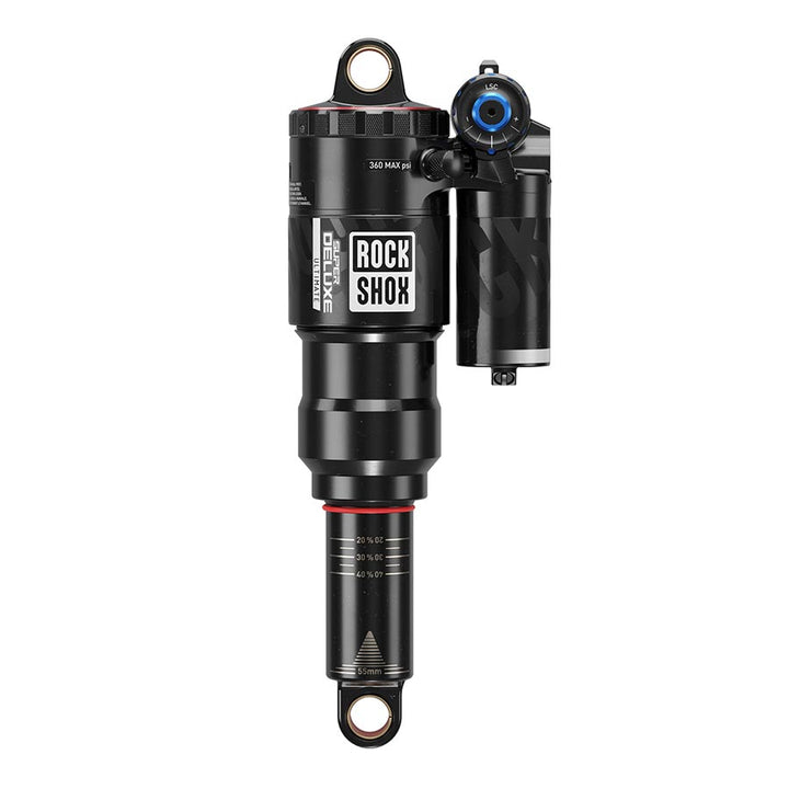 RockShox Super Deluxe Ultimate RC2T Rear Shock - 230 x 62.5 mm Linear Air 0 Neg/2 Pos Token Reb 55 / Comp 30 L/O4 C2