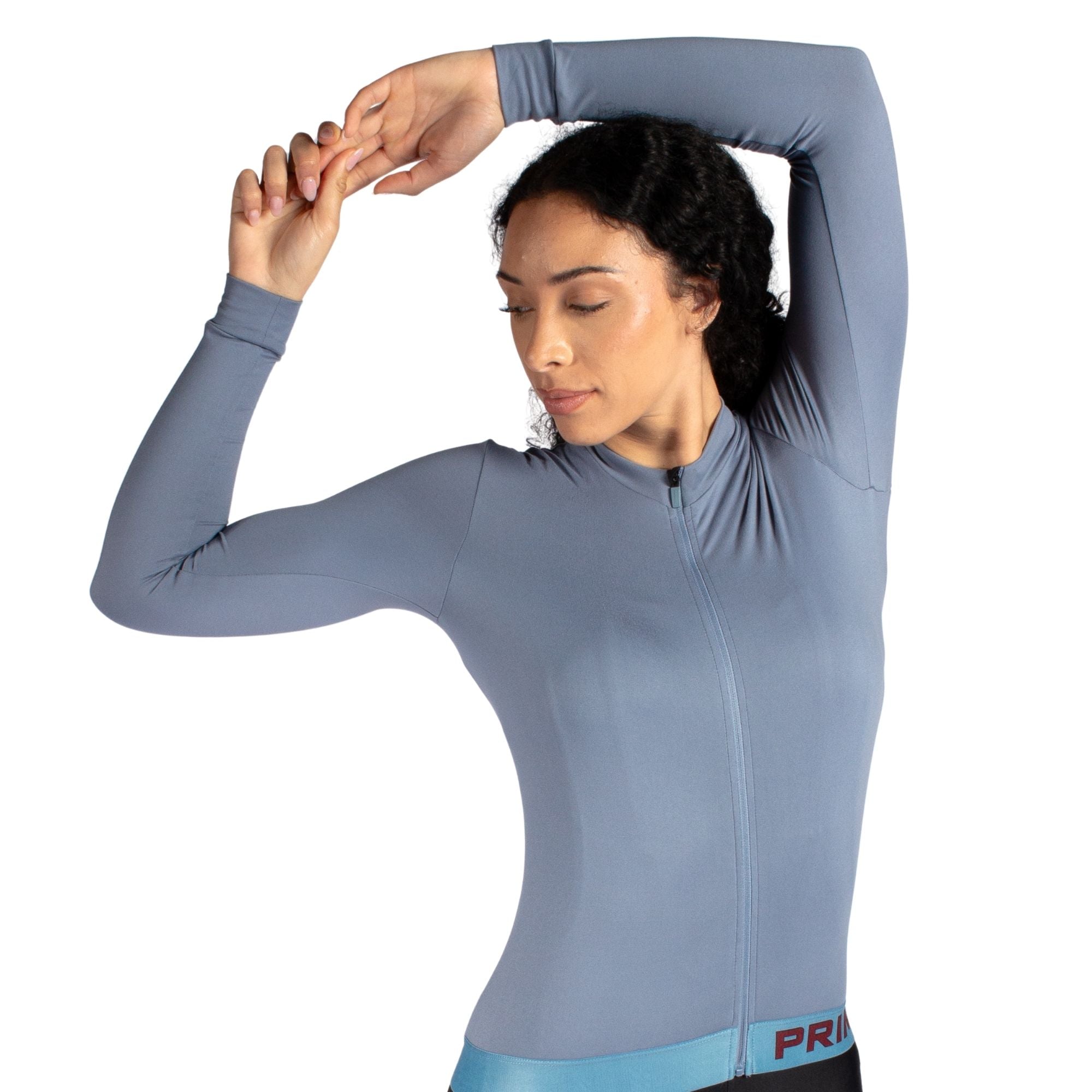 Alitios Women's Blue Long Sleeve Vertos Jersey