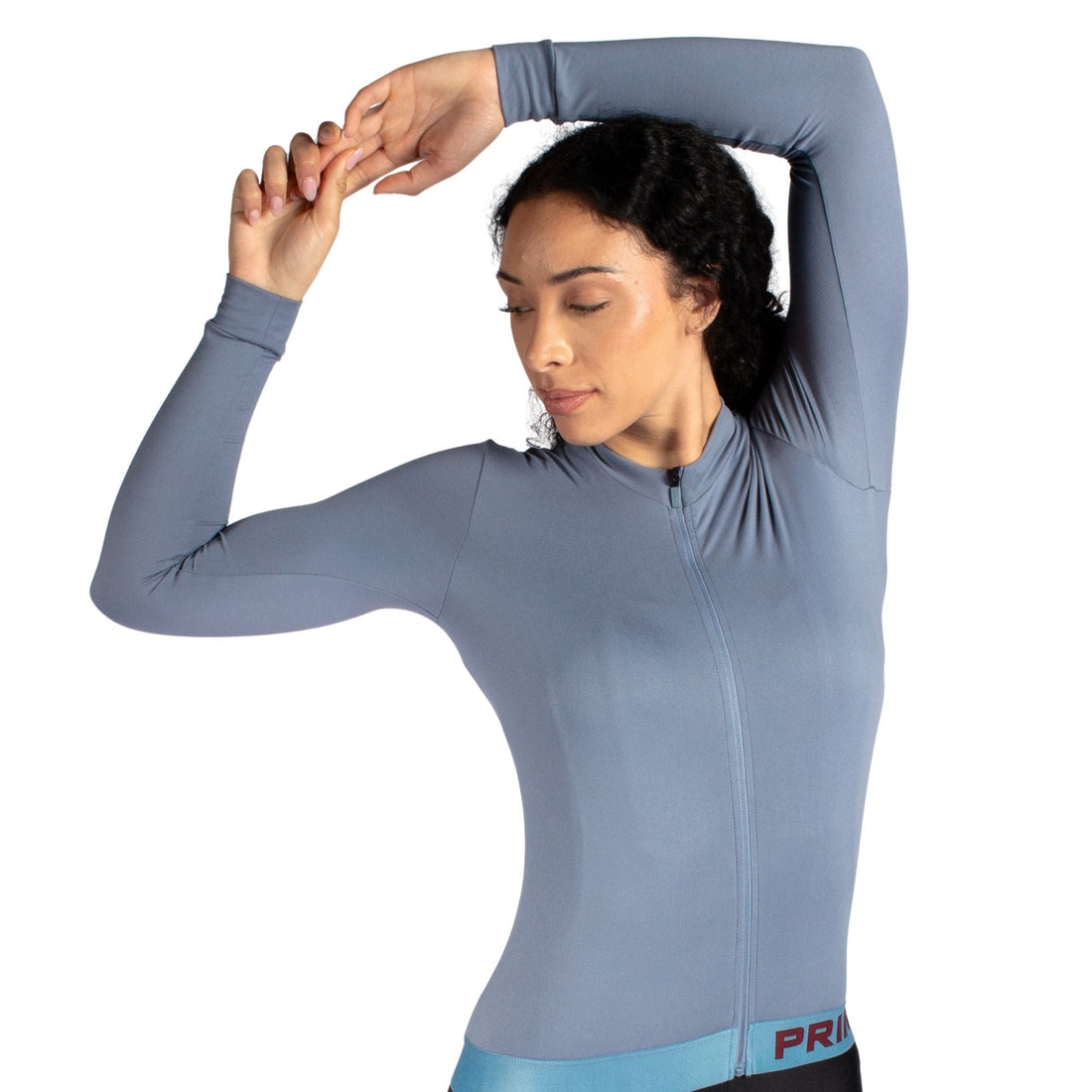 Alitios Women's Blue Long Sleeve Vertos Jersey