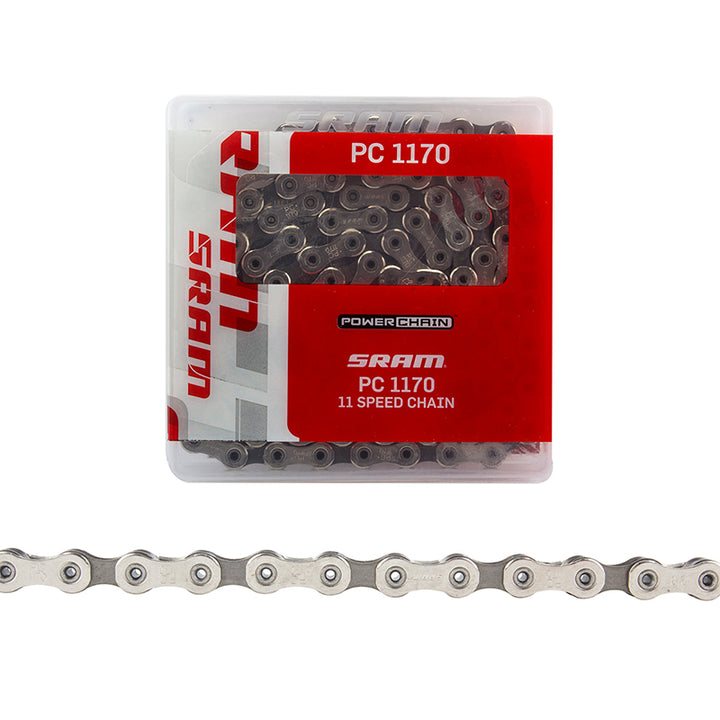 SRAM PC-1170 Chain - 11-Speed 114 Links Silver/Gray