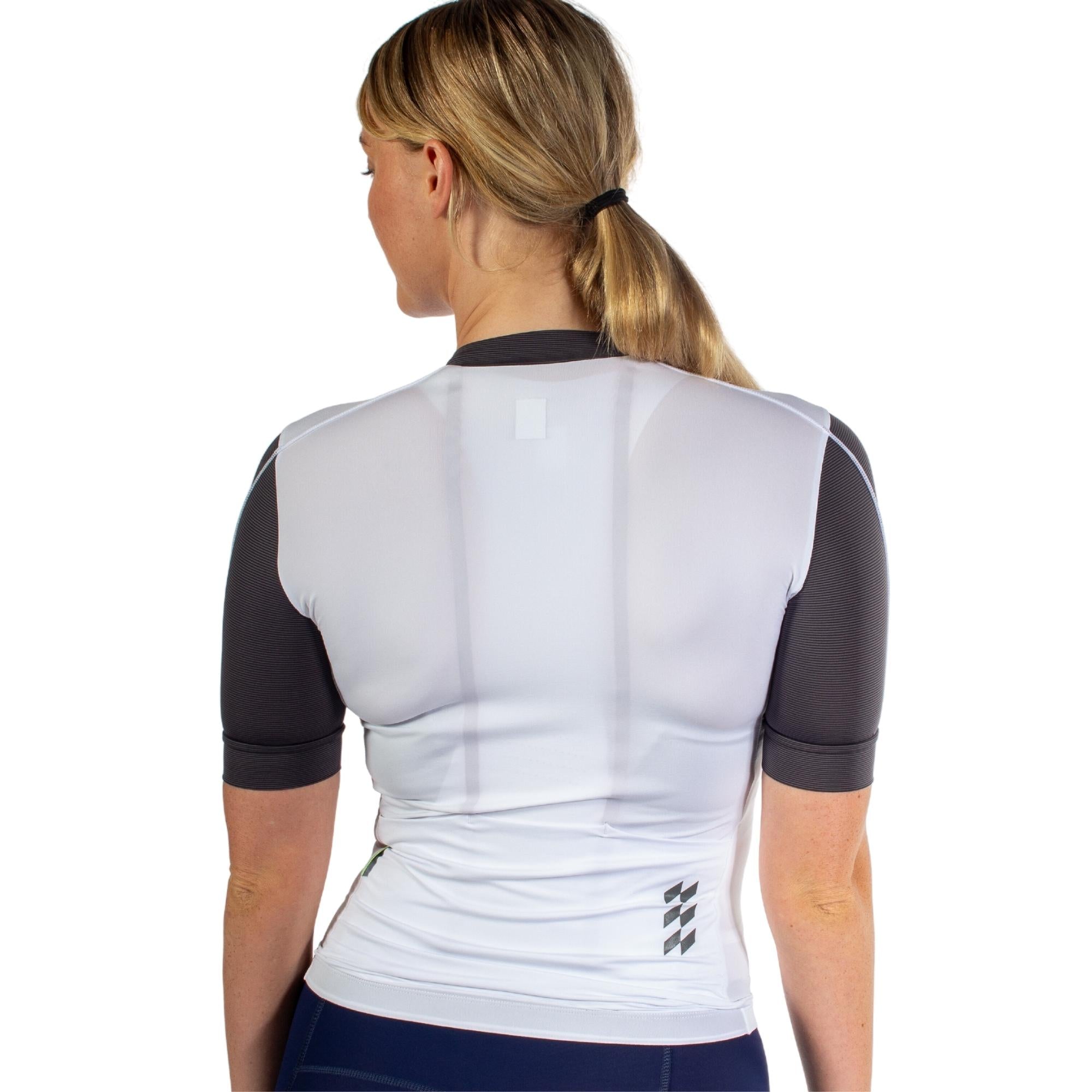 Alitios Women's White/Grey Vertos Jersey