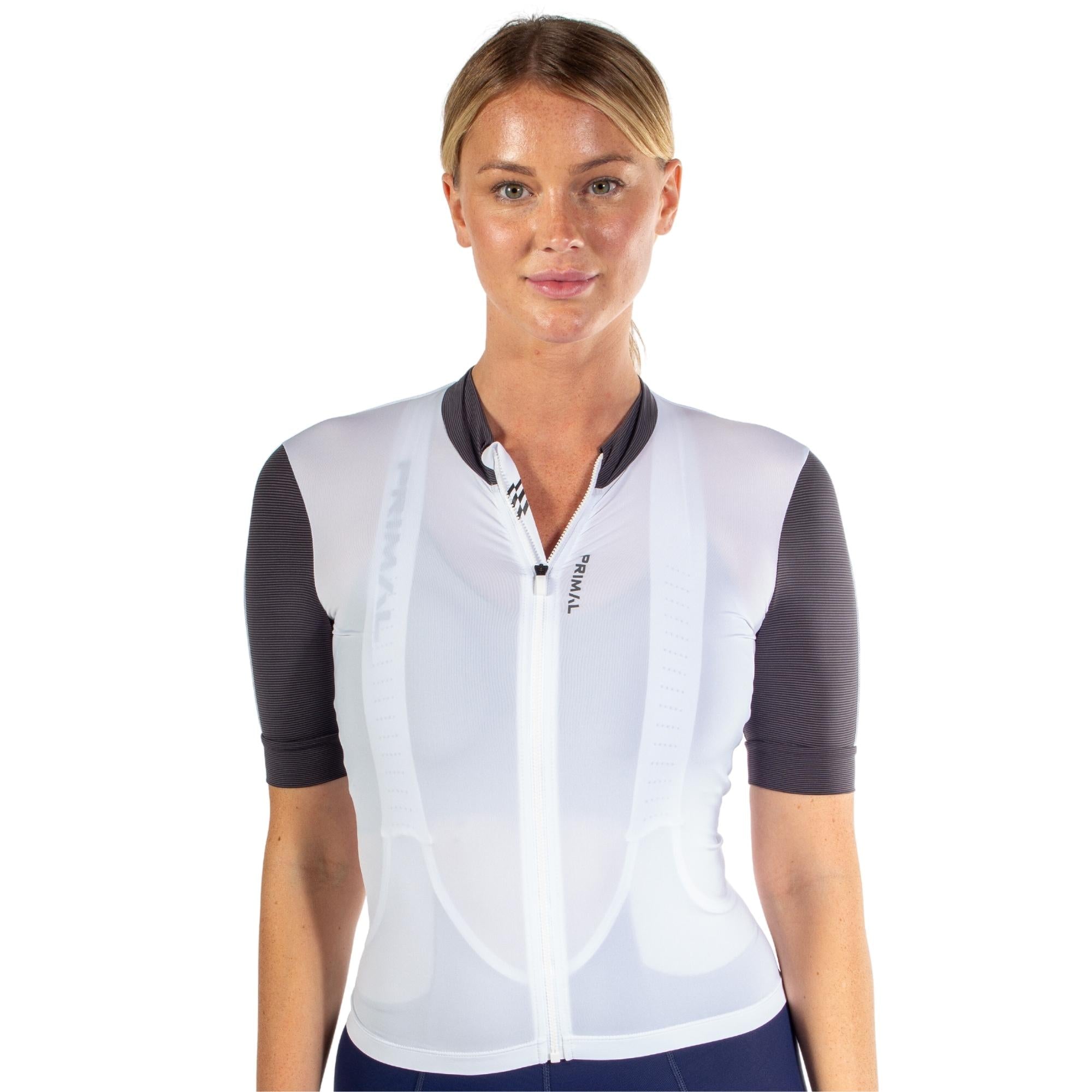 Alitios Women's White/Grey Vertos Jersey