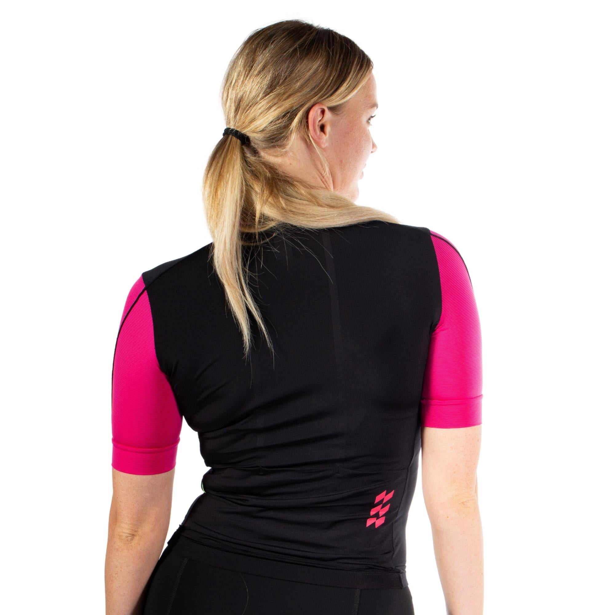 Alitios Women's Black/Pink Vertos Jersey