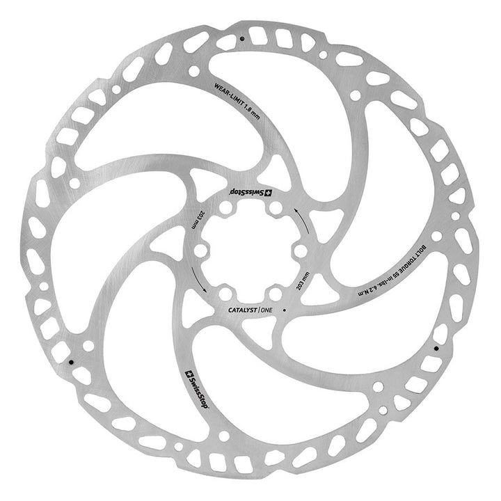 SwissStop Catalyst One 6 Bolt Rotor 203mm ISO 6B
