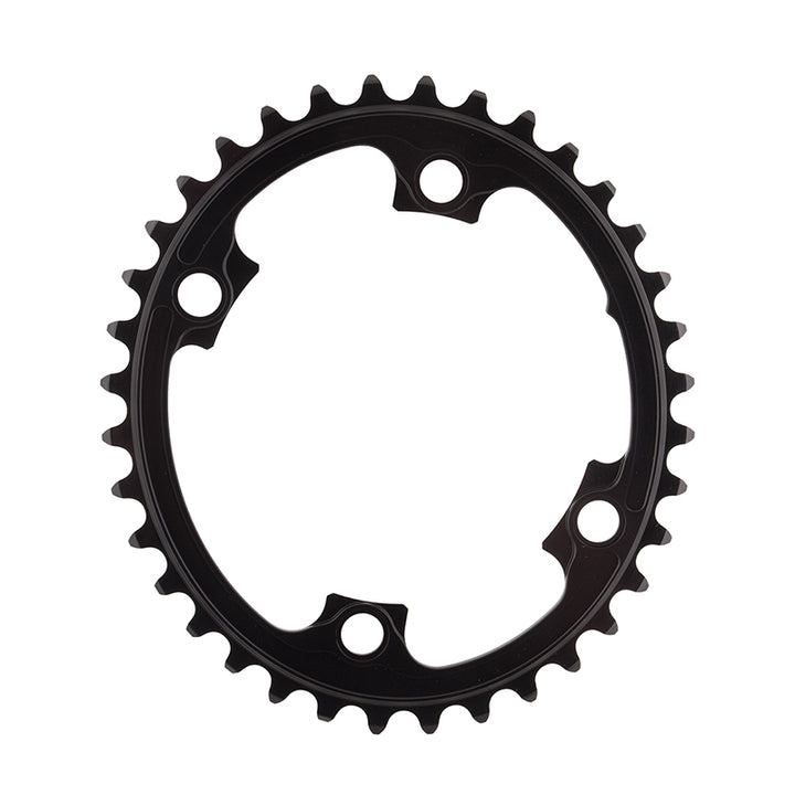 absoluteBLACK Premium Oval Road Chainring 4x110BCD 36T - Black