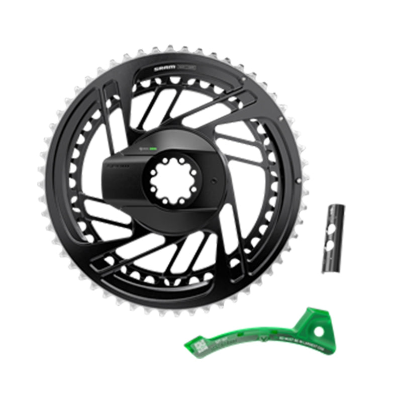 SRAM RED AXS 2x Power Meter Chainring Kit - 56/43t 2x12-Speed 8-Bolt Direct Mount BLK/Silver E1