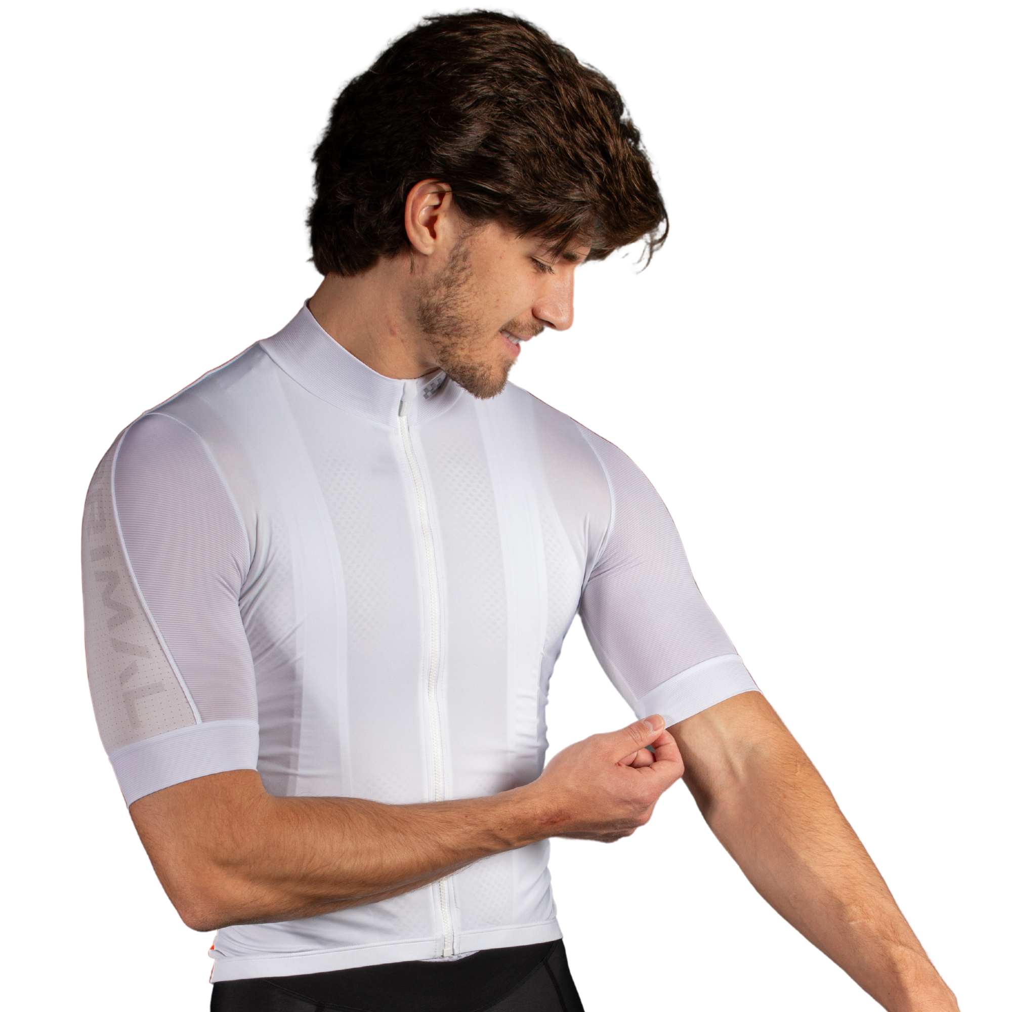 Alitios Men's White Vertos Jersey
