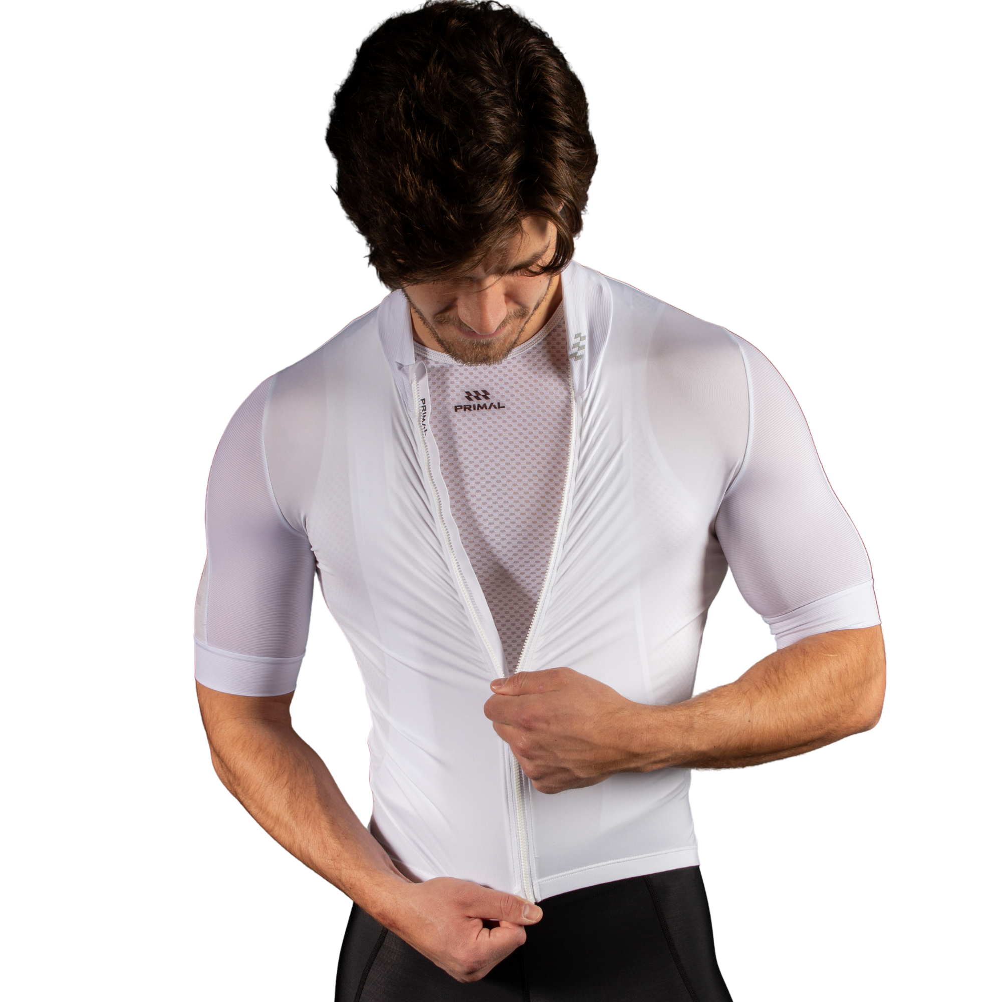 Alitios Men's White Vertos Jersey