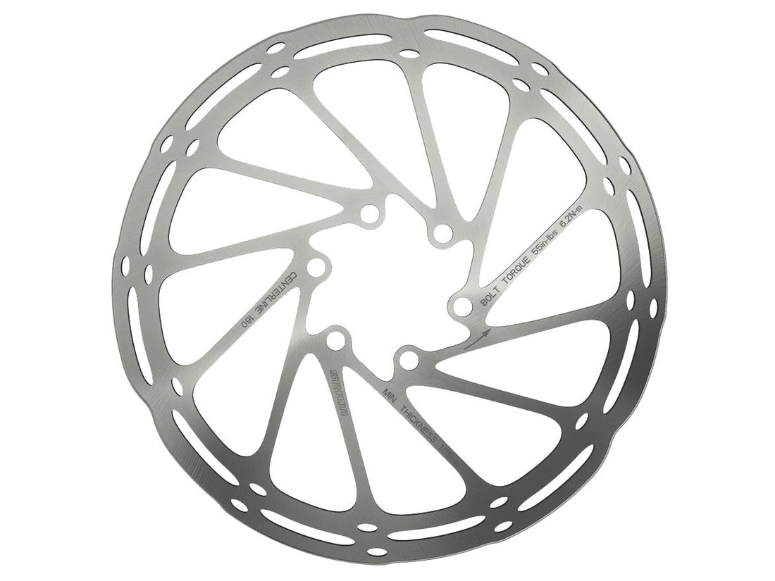 SRAM CenterLine Disc Brake Rotor - 160mm 6-Bolt 1.85mm