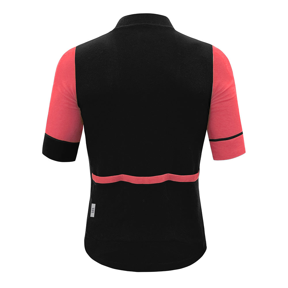 Alitios Women's Pink/Black Timavis Wool Jersey