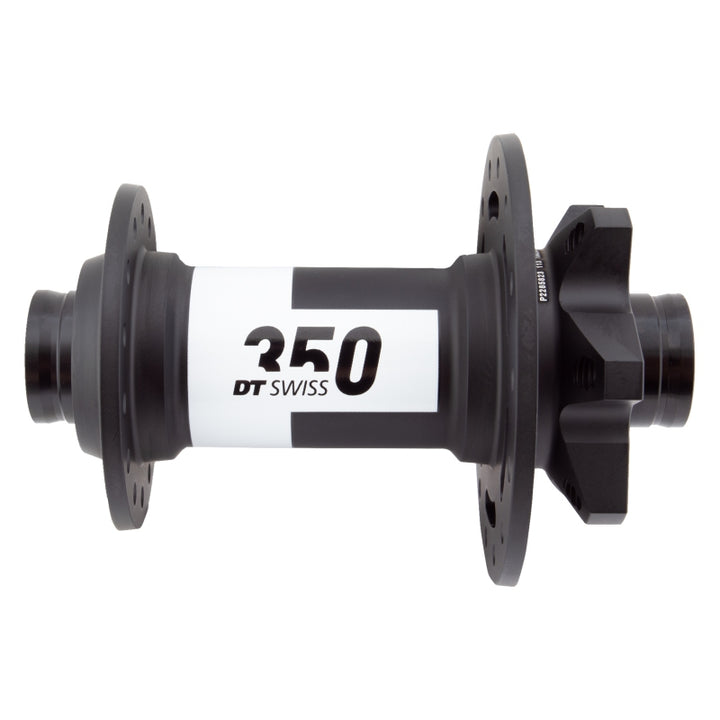 DT Swiss 350 Front Hub - 15 x 100mm 6-Bolt Black 28H