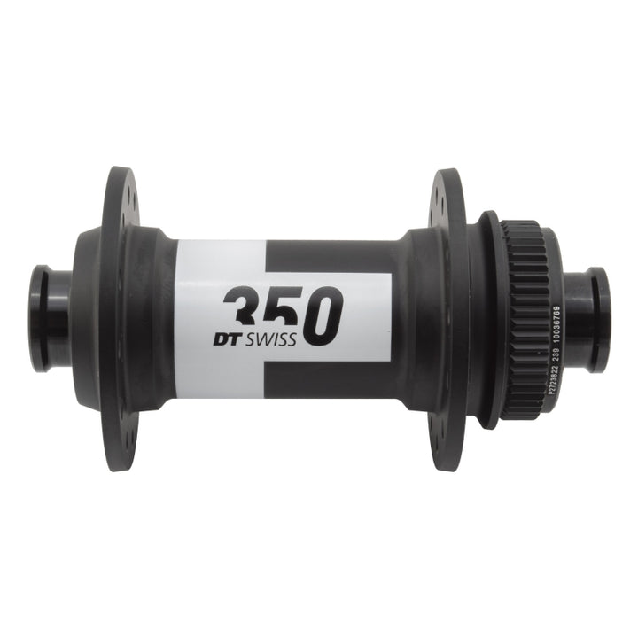 DT Swiss 350 Front Hub - 12 x 100mm Center-Lock Black 24H